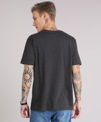 Camiseta-Masculina-Mickey-com-Bolso-Manga-Curta-Gola-Careca-Cinza-Mescla-Escuro-9081678-Cinza_Mescla_Escuro_2