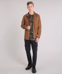 Camisa-Masculina-em-Veludo-Cotele-com-Bolsos-Manga-Longa-Caramelo-8894345-Caramelo_3