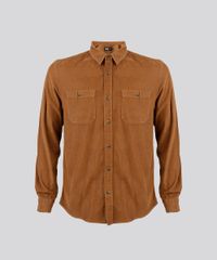 Camisa-Masculina-em-Veludo-Cotele-com-Bolsos-Manga-Longa-Caramelo-8894345-Caramelo_5