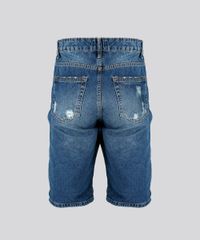 Bermuda-Jeans-Masculina-Reta-Destroyed-com-Bolsos-Azul-Escuro-9178525-Azul_Escuro_6