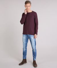 Calca-Jeans-Masculina-Skinny-Cropped-Destroyed-Azul-Medio-9107980-Azul_Medio_3
