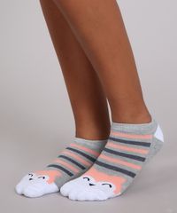 Kit-de-2-Meias-Femininas-Estampadas-Cano-Baixo-Multicor-9220114-Multicor_2