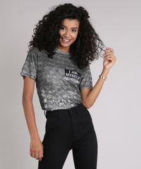 Blusa-Feminina-Marmorizada--I-Am-Myself--Manga-Curta-Decote-Redondo-Preta-9244270-Preto_1