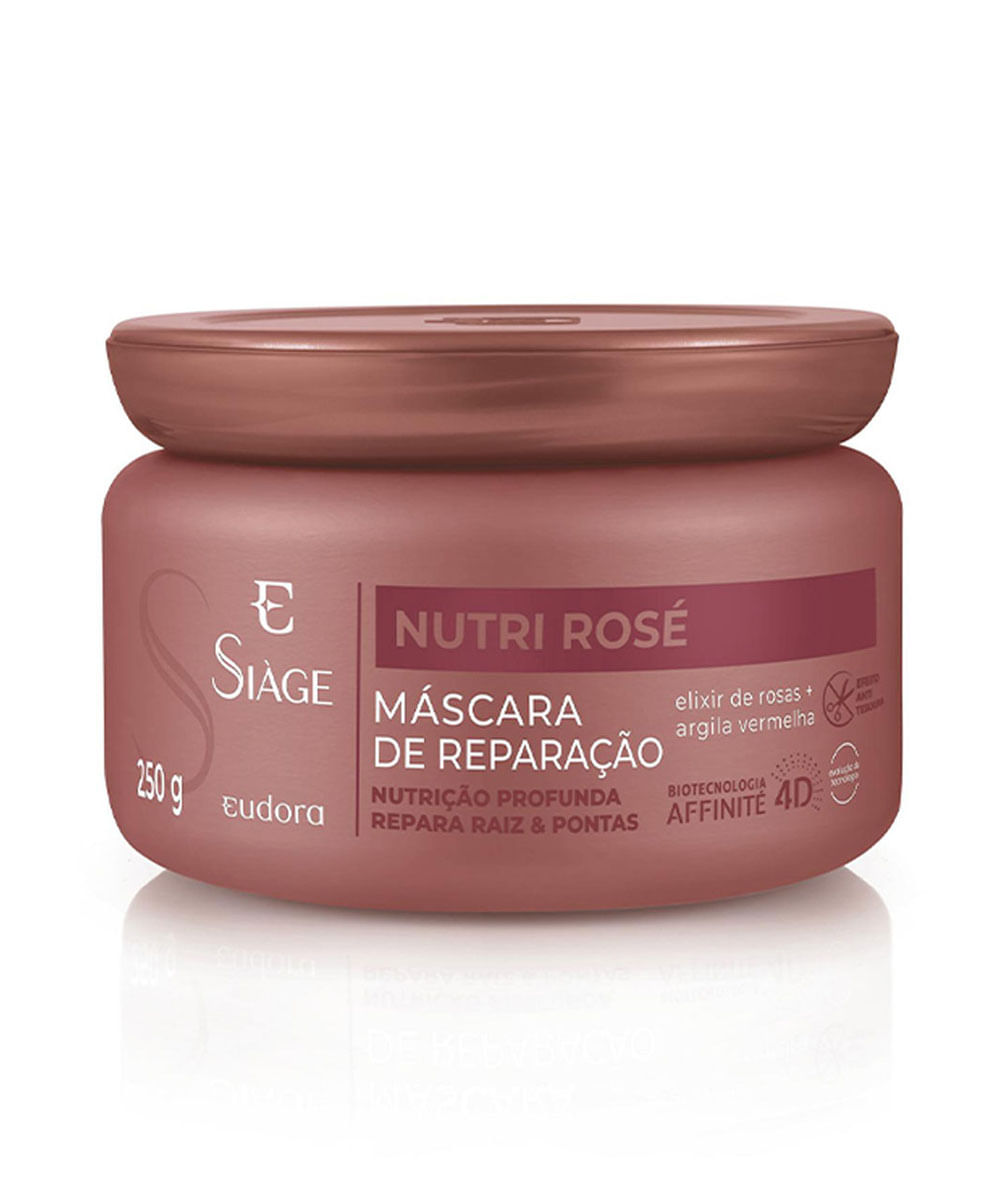 máscara capilar eudora siàge nutri rosé