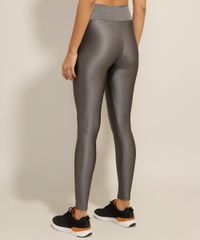 Calça Legging Feminina Texturizada Chumbo Ace Costas