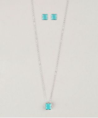 Kit-Feminino-de-Colar---Brinco-com-Pedraria-Prateado-9218464-Prateado_1