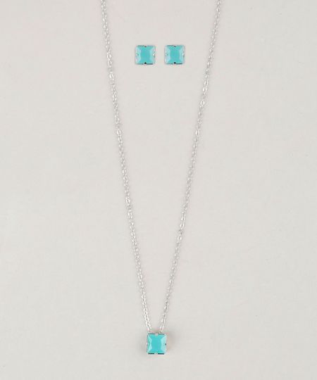 Kit-Feminino-de-Colar---Brinco-com-Pedraria-Prateado-9218464-Prateado_1 Kit-Feminino-de-Colar---Brinco-com-Pedraria-Prateado-9218464-Prateado_1