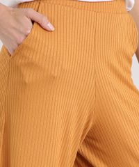 Calca-Feminina-Pantacourt-Canelada-Amarelo-Escuro-9242941-Amarelo_Escuro_4
