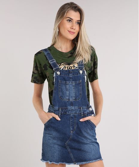 Salopete-Jeans-Feminina-com-Bolsos-Azul-Escuro-9217846-Azul_Escuro_1