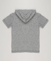 Camiseta-Infantil--Golden-Hour-Surfer--com-Capuz-e-Manga-Curta-em-Algodao---Sustentavel-Cinza-Mescla-9227616-Cinza_Mescla_2