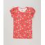 Blusa-Infantil-Estampada-Floral-Manga-Curta-Decote-Redondo-em-Algodao---Sustentavel-Coral-9215950-Coral_1