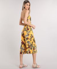 Macacao-Feminino-Pantacourt-Estampado-Floral-com-Recorte-Alca-Fina-Amarelo-9091181-Amarelo_2