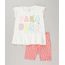 Conjunto-Infantil-de-Blusa--Paradise--com-Babado-Manga-Curta-Off-White---Bermuda-Estampada-em-Algodao---Sustentavel-Rosa-9235611-Rosa_1