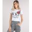 Blusa-Feminina--Weekend--com-Estampa-de-Flor-Manga-Curta-Decote-Redondo-Cinza-Mescla-Claro-9250289-Cinza_Mescla_Claro_1