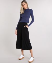Blusa-Feminina-Gola-Alta-Basica-Canelada-Manga-Longa-Azul-Marinho-9164517-Azul_Marinho_3
