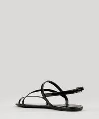 Rasteira-Feminina-em-Verniz-com-Tiras-Preta-9213032-Preto_3