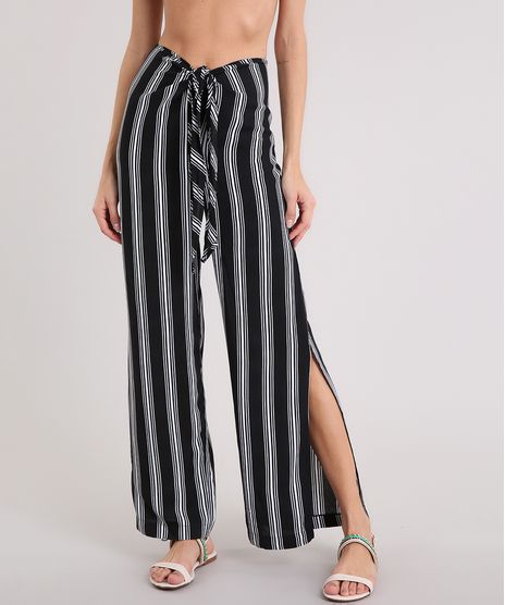 Calca-Feminina-Pantalona-Listrada-com-No-e-Fendas-Preta-9210556-Preto_1
