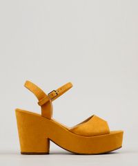 Sandalia-Feminina-Plataforma-em-Suede-Amarelo-9217073-Amarelo_1