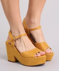 Sandalia-Feminina-Plataforma-em-Suede-Amarelo-9217073-Amarelo_2