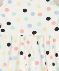 Vestido-Infantil-Estampado-de-Poa-Sem-Manga-Decote-Redondo-em-Algodao---Sustentavel-Off-White-9235604-Off_White_4