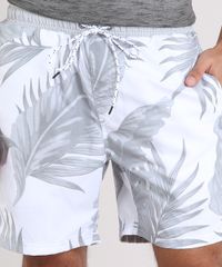 Short-Masculino-Estampado-de-Folhagem-Branca-9078642-Branco_4