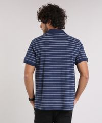 Polo-Masculina-Listrada-Manga-Curta-em-Algodao---Sustentavel-Azul-Marinho-9209745-Azul_Marinho_2