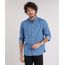 Camisa-Jeans-Masculina-Comfort-Estampada-Mini-Print-Manga-Longa-Azul-Medio-9049892-Azul_Medio_1