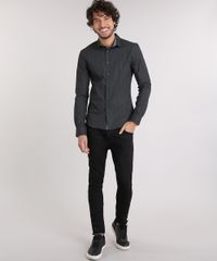 Camisa-Masculina-Super-Slim-Estampada-Manga-Longa-Preta-9050306-Preto_3