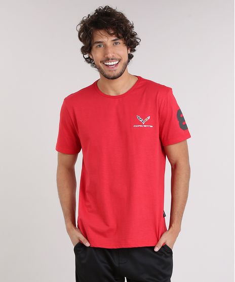 Camiseta-Masculina-Tal-Pai-Tal-Filho-com-Bordado--Corvette--Manga-Curta-Gola-Careca-Vermelha-9209740-Vermelho_1