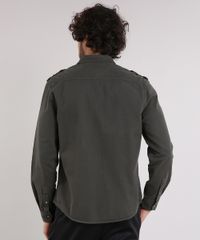 Camisa-Masculina-com-Bolsos-Manga-Longa-Verde-Militar-9219068-Verde_Militar_2