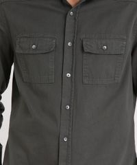 Camisa-Masculina-com-Bolsos-Manga-Longa-Verde-Militar-9219068-Verde_Militar_4