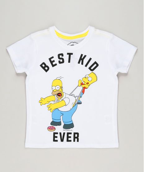 Camiseta-Infantil-Tal-Pai-Tal-Filho-Os-Simpsons-Manga-Curta-Gola-Careca-Off-White-9222871-Off_White_1