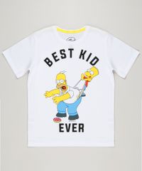 Camiseta-Infantil-Tal-Pai-Tal-Filho-Os-Simpsons-Manga-Curta-Gola-Careca-Off-White-9222356-Off_White_1