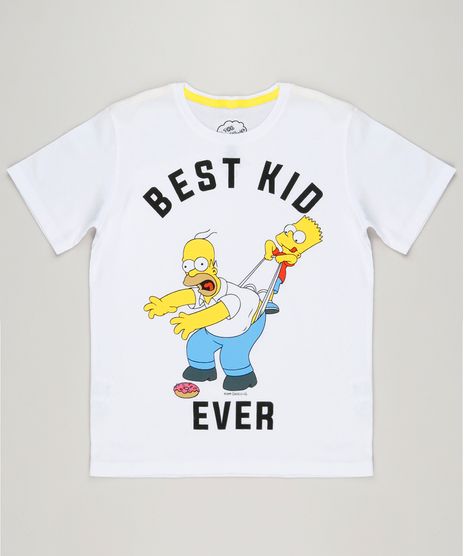 Camiseta-Infantil-Tal-Pai-Tal-Filho-Os-Simpsons-Manga-Curta-Gola-Careca-Off-White-9222356-Off_White_1