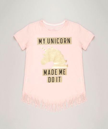 Blusa-Infantil-Unicornio-com-Glitter-e-Franjas-Manga-Curta-Decote-Redondo-em-Algodao---Sustentavel-Rose-9220296-Rose_1 Blusa-Infantil-Unicornio-com-Glitter-e-Franjas-Manga-Curta-Decote-Redondo-em-Algodao---Sustentavel-Rose-9220296-Rose_1