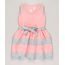 Vestido-Infantil-com-Laco-Sem-Manga-Decote-Redondo-em-Algodao---Sustentavel-Rosa-9236121-Rosa_1