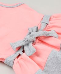 Vestido-Infantil-com-Laco-Sem-Manga-Decote-Redondo-em-Algodao---Sustentavel-Rosa-9236121-Rosa_4
