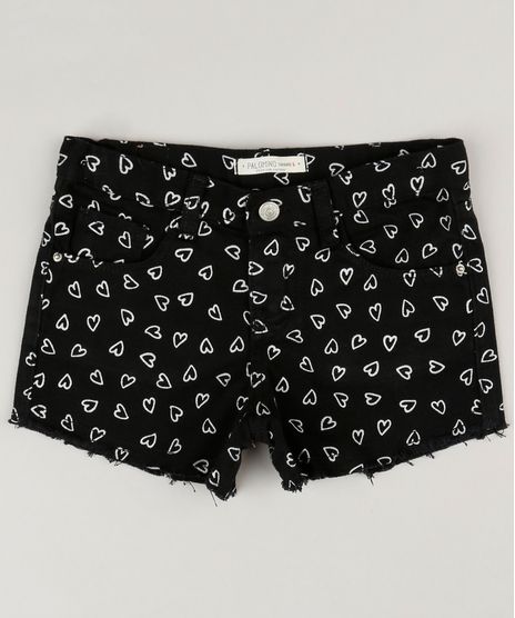 Short-Infantil-Estampado-de-Coracoes-Preto-9216283-Preto_1