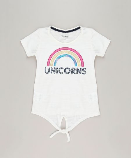Camiseta-Infantil--Unicorns--com-Paetes-e-No-Manga-Curta-Decote-Redondo-em-Algodao---Sustentavel-Off-White-9245400-Off_White_1 Camiseta-Infantil--Unicorns--com-Paetes-e-No-Manga-Curta-Decote-Redondo-em-Algodao---Sustentavel-Off-White-9245400-Off_White_1