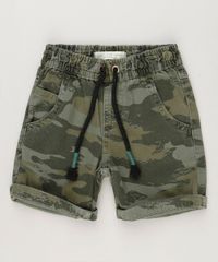 Bermuda-Infantil-Estampada-Camuflada-com-Bolsos--Verde-Militar-9235718-Verde_Militar_1