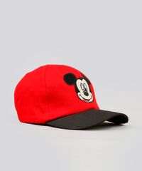 Bone-Infantil-Mickey-com-Bordado-Aba-Curva-Vermelho-9239853-Vermelho_2