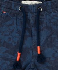 Bermuda-Infantil-Estampada-Floral-com-Bolsos-Azul-Marinho-9235705-Azul_Marinho_4