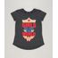 Blusa-Infantil-Mulher-Maravilha--Girls-Will-Save-The-World--com-Glitter-Manga-Curta-Decote-Redondo-Cinza-Mescla-Escuro-9230149-Cinza_Mescla_Escuro_1