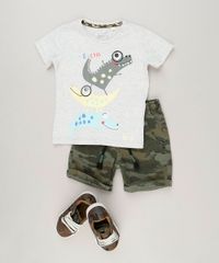Camiseta-Infantil-com-Estampa-Interativa-de-Dinossauros-Manga-Curta-Gola-Careca-Cinza-Mescla-Claro-9225889-Cinza_Mescla_Claro_3