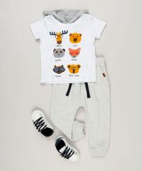 Camiseta-Infantil-com-Estampa-Interativa-de-Bichos-Manga-Curta-com-Capuz-Off-White-9140284-Off_White_3