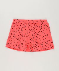 Short-Saia-Infantil-Estampado-de-Estrelas-em-Algodao---Sustentavel-Coral-9221209-Coral_2