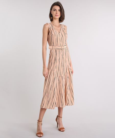 Vestido-Feminino-Midi-Listrado-com-Cinto-Decote-V-Rose-9087176-Rose_1 Vestido-Feminino-Midi-Listrado-com-Cinto-Decote-V-Rose-9087176-Rose_1