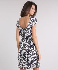 Vestido-Feminino-Estampado-de-Folhagem-Curto-Manga-Curta-Branco-9229948-Branco_2