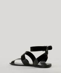 Rasteira-Feminina-em-Verniz-com-Tiras-Preta-9239898-Preto_3