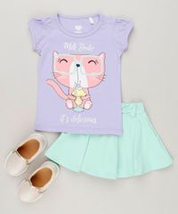 Short-Saia-Infantil-com-Laco-em-Algodao---Sustentavel-Verde-Claro-9230560-Verde_Claro_3